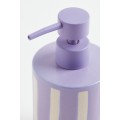H&M Home Керамический дозатор для мыла, Светло-фиолетовый/Полосатый 1109037003 | 1109037003