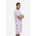 H&M Home Пижама с футболкой и шортами обычного кроя, Светло-фиолетовый, Разные размеры 1116123007 | 1116123007
