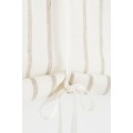 H&M Home Рулонная штора из смеси льна, Белые полоски, 100x130 1127725001 | 1127725001