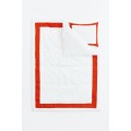 H&M Home Комплект постельного белья из хлопка, Белый/Ярко-красный, 150x200 + 50x60 1134813001 1134813001