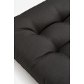 H&M Home Хлопковая подушка на стул, 2 шт., Антрацитово-серый, 38x38 1178516002 | 1178516002