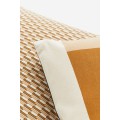H&M Home Узорчатая наволочка, 2 шт., Темно-желтый/узор, 50x50 1180003001 | 1180003001