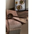 H&M Home Кухонное полотенце из смесового льна, 2 шт., Коричневый/Полоски, 45x60 1186367002 | 1186367002