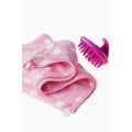 H&M Home Полотенце-тюрбан и массажная щетка для головы., Розовый 1198410001 1198410001