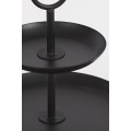 Mica Decorations Металлическая тарелка для торта - черная 1198974001 | 1198974001