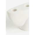 H&M Home Большой керамический подсвечник, Белый 1202059001 | 1202059001