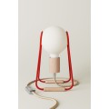 Creative-Cables Деревянная настольная лампа Taché с лампочкой - красный/натуральное дерево 1204365001 | 1204365001