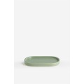 H&M Home Керамический поднос, Светло-зеленый хаки 1209618003 | 1209618003