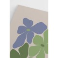Postery Весенние Цветы Зеленый Плакат - Зеленый 1210512001 | 1210512001