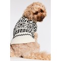 H&M Home Жаккардовый свитер для собаки, Кремовый/черный узор, Разные размеры 1215010002 | 1215010002