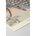 Poster & Frame Постер Ap Atelier - Два павлина на ветке дерева - Разноцветный/павлины 1219209001 | 1219209001