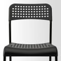IKEA SANDSBERG САНДСБЕРГ / ADDE АДДЕ Стол и 4 стула, черный / черный, 110x67 см 59429194 594.291.94