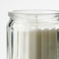 IKEA ADLAD Ароматическая свеча в стекле, Скандинавские леса / белый, 12 годин 10502379 105.023.79