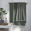 IKEA ÄNGSNEJLIKA Банное полотенце, серый / зеленый, 100x150 см 20546882 205.468.82