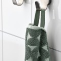 IKEA ÄNGSNEJLIKA Банное полотенце, серый / зеленый, 100x150 см 20546882 205.468.82