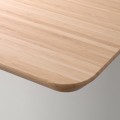 IKEA ANFALLARE АНФАЛЛАРЕ / ADILS АДИЛЬС Письменный стол, бамбук / белый, 140x65 см 09417693 094.176.93