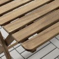 IKEA ASKHOLMEN АСКХОЛЬМЕН Садовый стол, складной светло-коричневая морилка, 112x62 см 10337817 | 103.378.17