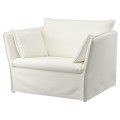 IKEA BACKSÄLEN БАККСЕЛЕН Чехол для кресла, 5-местного, Blekinge белый 10497132 | 104.971.32
