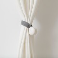 IKEA BERGKLEMATIS Магнитная стяжка для штор, серый 90498552 | 904.985.52