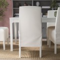 IKEA BERGMUND БЕРГМУНД Стул с чехлом средней длины, белый / Inseros белый 89384735 | 893.847.35