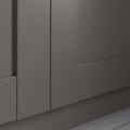 IKEA BERGSBO БЕРГСБУ Двери с петлями, темно-серый, 50x195 см 79436240 794.362.40