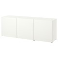 IKEA BESTÅ БЕСТО Комбинация для хранения с дверцами, белый / Lappviken белый, 180x42x65 см 19324976 | 193.249.76
