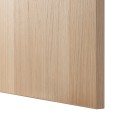 IKEA BESTÅ БЕСТО Шкаф с дверьми, под беленый дуб / Lappviken под беленый дуб, 120x42x64 см 79047622 | 790.476.22
