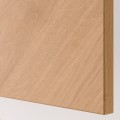 IKEA BESTÅ БЕСТО Шкаф с дверьми, белый / Hedeviken дубовый шпон, 120x42x64 см 79425152 | 794.251.52
