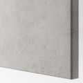 IKEA KALLVIKEN КЭЛЛЬВИКЕН Фронтальная панель ящика, светло-серый имитация бетона, 60x26 см 10488774 | 104.887.74