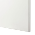 IKEA BESTÅ БЕСТО Комбинация для хранения с дверцами, белый Lappviken / Sindvik белый прозрачное стекло, 180x42x112 см 09208029 | 092.080.29