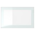 IKEA BESTÅ БЕСТО Комбинация для ТВ / стеклянные двери, белый / Selsviken глянцевый белый прозрачное стекло, 180x42x192 см 39488797 394.887.97