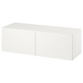 IKEA BESTÅ БЕСТО Комбинация настенных шкафов, белый / Laxviken белый, 120x42x38 см 49439848 | 494.398.48