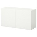 IKEA BESTÅ БЕСТО Комбинация настенных шкафов, белый / Laxviken, 120x42x64 см 29440824 | 294.408.24