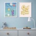 IKEA BILD Постер, круто быть добрым - золото, 40x50 см 30554956 | 305.549.56