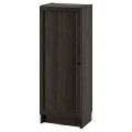 IKEA BILLY / OXBERG Стеллаж с дверями, темно-коричневая имитация дуб, 40x30x106 см 29483291 294.832.91