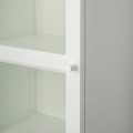 IKEA BILLY БИЛЛИ / OXBERG ОКСБЕРГ Стеллаж, белый / стекло, 40x42x202 cм 39398834 393.988.34