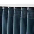 IKEA BLÅHUVA БЛОХУВА Затемняющие гардины, пара, темно-синий, 145x300 см 10519105 105.191.05