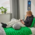 IKEA BLÅSKATA Пододеяльник и наволочка, зеленый / узор, 150x200/50x60 см 10569497 105.694.97