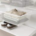 IKEA BOAXEL БОАКСЕЛЬ Комбинация шкафов, белый дуб, 125x40x201 см 39332353 | 393.323.53
