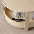 IKEA BORGEBY БОРГЕБИ Журнальный стол, березовый шпон, 70 см 70389356 703.893.56
