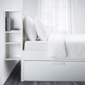 IKEA BRIMNES БРИМНЭС Набор мебели для спальни 3 шт, белый, 180x200 см 69487659 694.876.59
