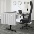 IKEA EILIF ЭЙЛИФ Экран для письменного стола, серый, 140x48 cм 20471061 204.710.61