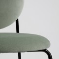 IKEA EKEDALEN / MÅNHULT Стол и 2 стула, темно-коричневый / Hakebo серо-зеленый, 80/120 см 69505917 695.059.17