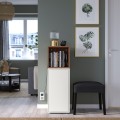 IKEA EKET ЭКЕТ Комбинация шкафов с ножками, белый / орех, 35x35x107 см 79490798 | 794.907.98
