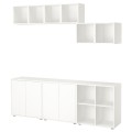 IKEA EKET ЭКЕТ Комбинация шкафов с ножками, белый, 210х35х180 см 49221062 | 492.210.62