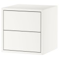 IKEA EKET ЭКЕТ Навесной шкаф с 2 ящиками, белый, 35x35x35 см 69329387 693.293.87