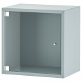 IKEA EKET Навесной шкаф со стеклянной дверью, светло-серо-синий, 35x25x35 см 69533010 695.330.10