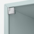 IKEA EKET Навесной шкаф со стеклянной дверью, светло-серо-синий, 35x25x35 см 69533010 695.330.10