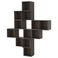 IKEA EKET ЭКЕТ Комбинация настенных шкафов, темно-серый, 175x35x210 cм 79189150 791.891.50
