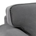 IKEA EKTORP 4-местный угловой диван, Hakebo темно-серый 09508985 095.089.85